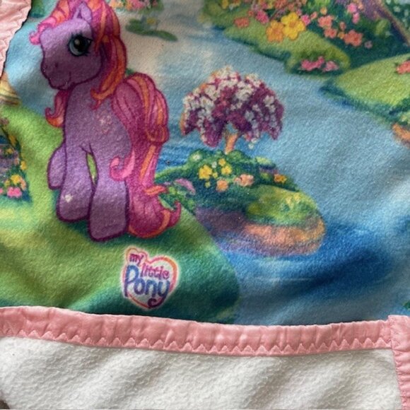 Vintage Y2K Handmade My Little Pony Baby Blanket - Picture 5 of 5